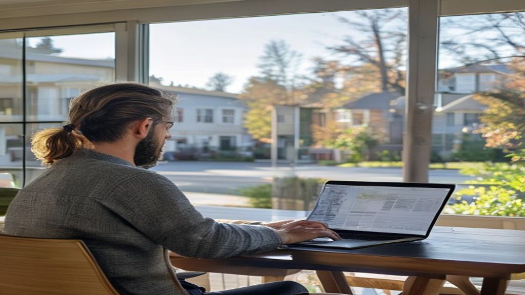 Professional real estate agent showing property to happy buyer