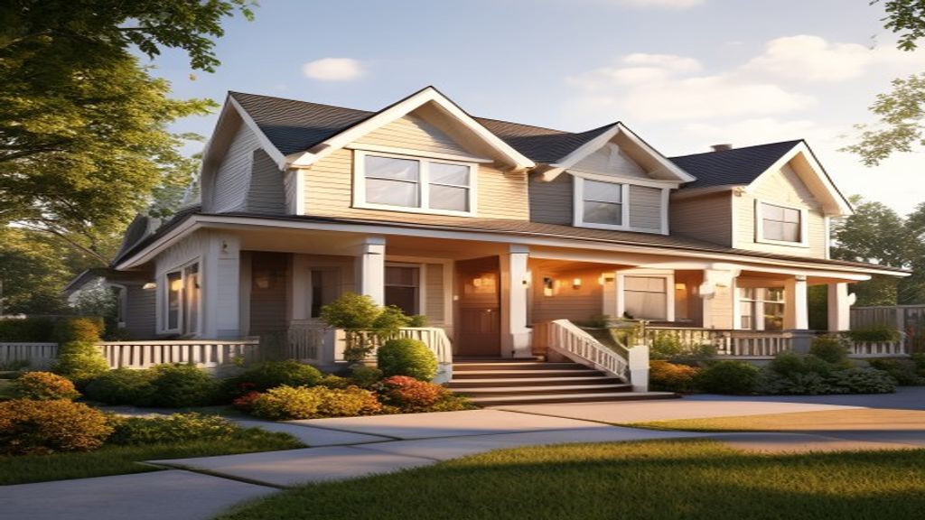 Family-friendly rent-to-own home with spacious yard and modern kitchen, illustrating flexible homeownership options.