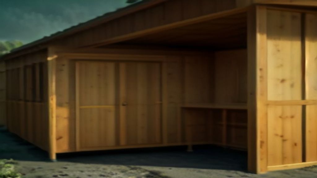 Modern modular cabins stacked for easy transport, showcasing sustainable design and customizable interior layouts.